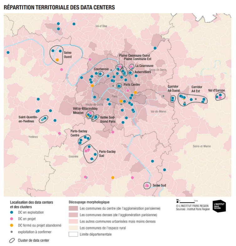 Data Center en île-de-france - Institut Paris Région 2023 - page 35