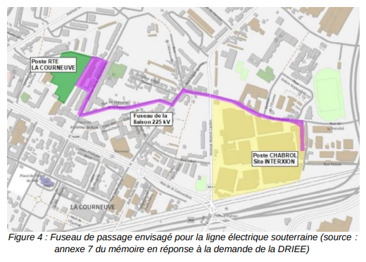 lignes electromagnétiques Paris Digital Park, etude impact MRAE 2 page 13